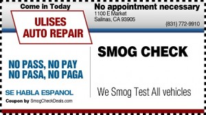 Salinas Smog-NoPass-No-Pay